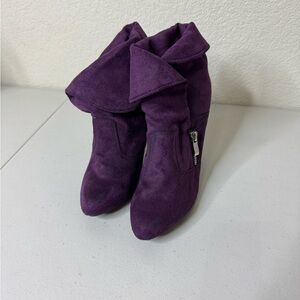 Purple Women's Ankle Boot Heels